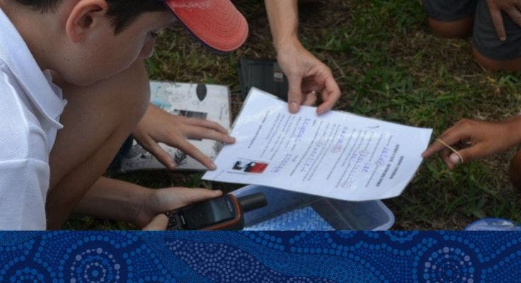 high school navigating a map